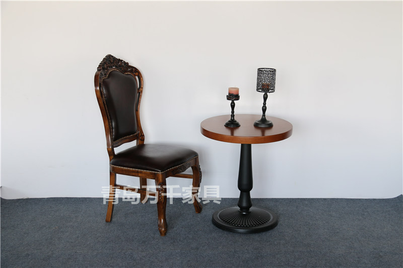 美式實木咖啡椅 美式實木餐椅